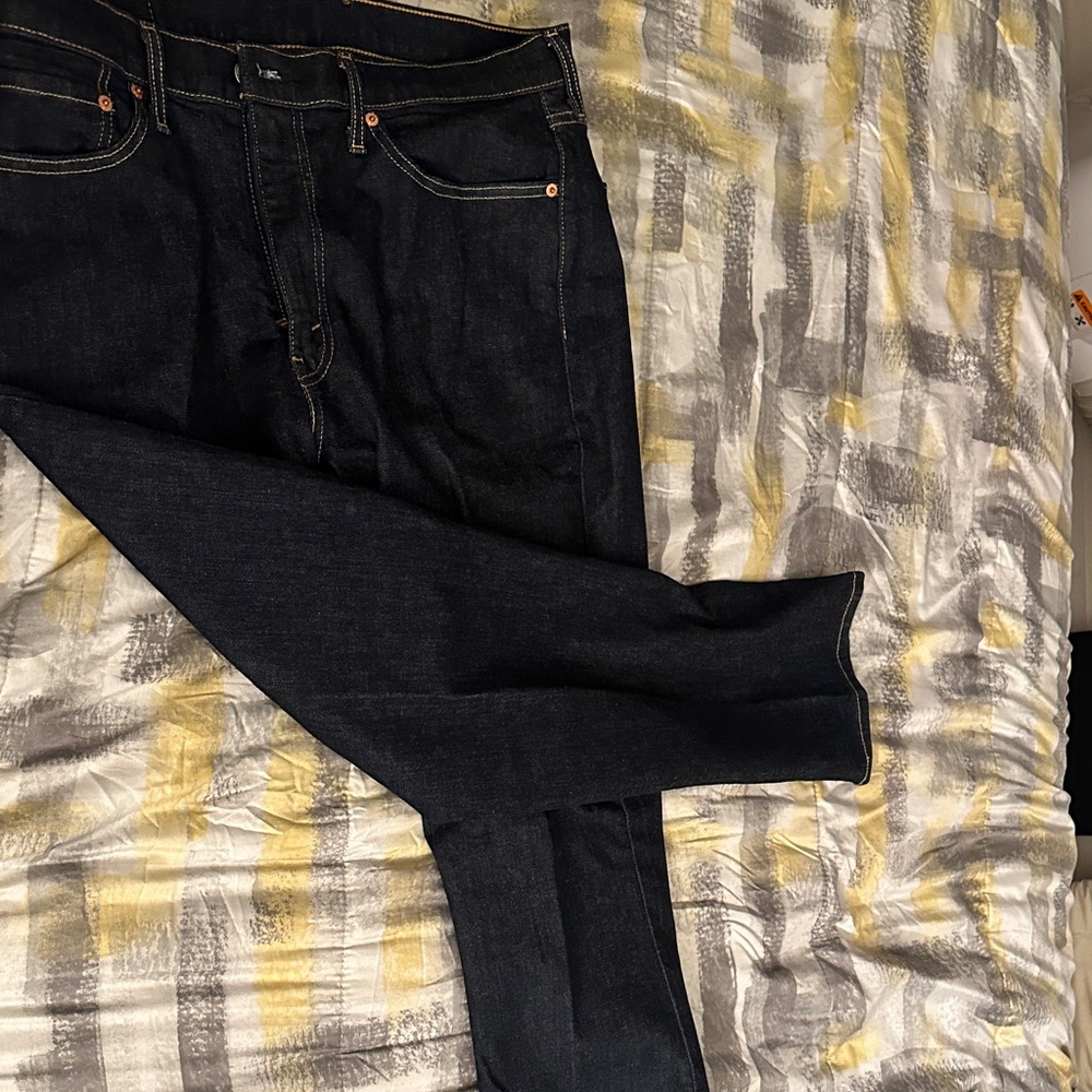 Levi's Men's Dark Blue Slim Straight Jeans
